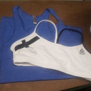 Crossfit bra and plan tank
